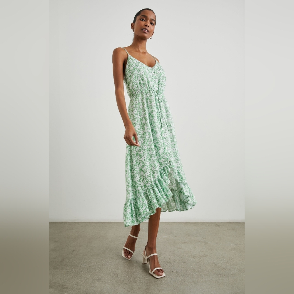 Rails Frida dressGreen Texture Floral Medium $238